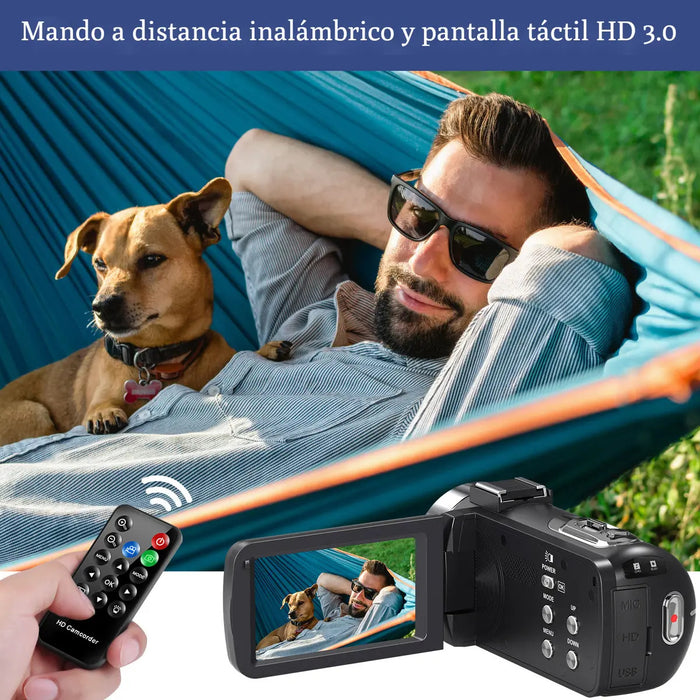 VIDEOCAMARA 4K CAMLEKOR VISIÓN NOCTURNA ZOOM DIGITAL 18X GRADO B