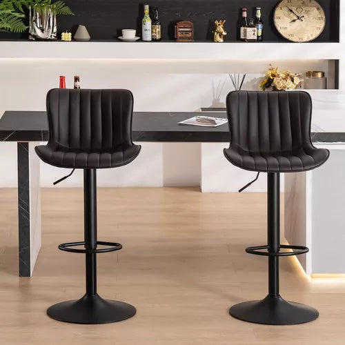 set de 2 sillas de cocina bancos para barra taburetes de bar 2162