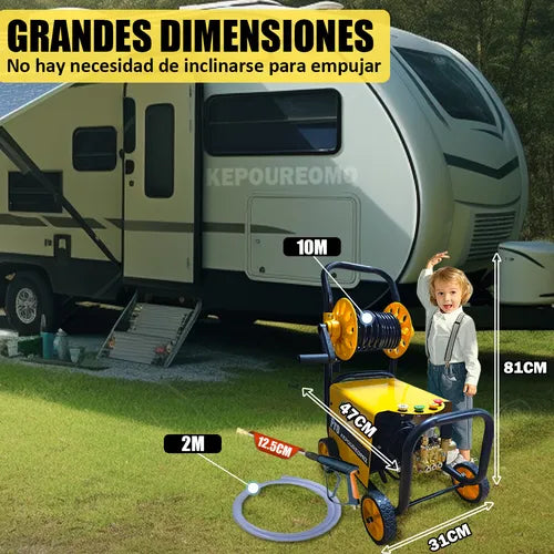 Hidrolavadora Eléctrica Kp580 3000w Con Motor De Inducción Totalmente De Cobre, Hidrolavadora Con Soporte Para Tubería Y Boquilla Multifuncional GRADO B