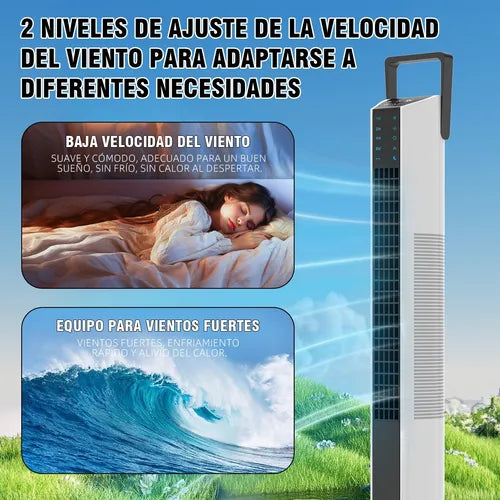 Ventilador De Torre Piso Portátil Con Control Remoto Oficina