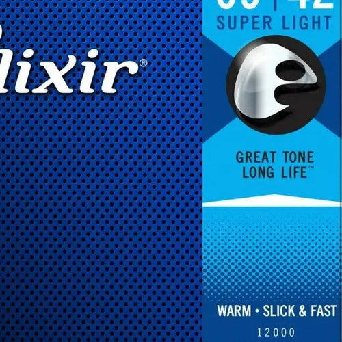 Elixir 12000 cuerdas para guitarra electrica (.009-.042)