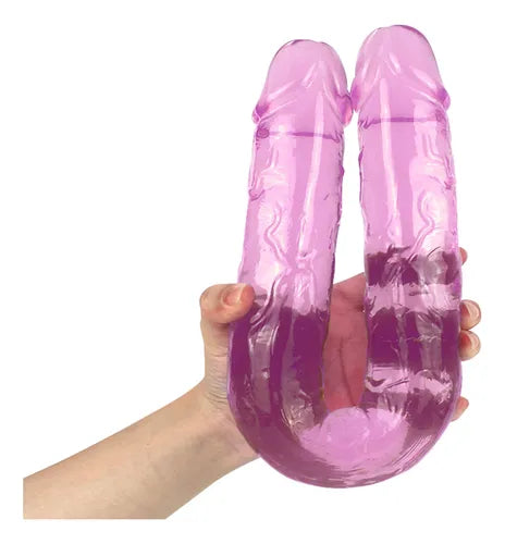 Consolador Doble Dildo Penetracion anal vaginal lesbiana Grado A