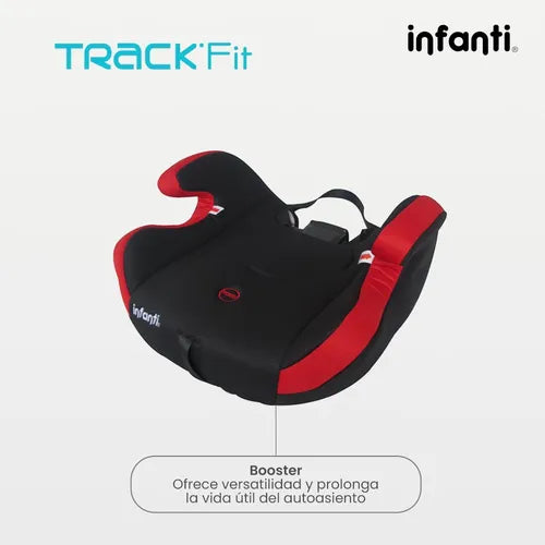 Infanti Autoasiento Para Bebe Track Fit Rojo Booster Respaldo Desmontable