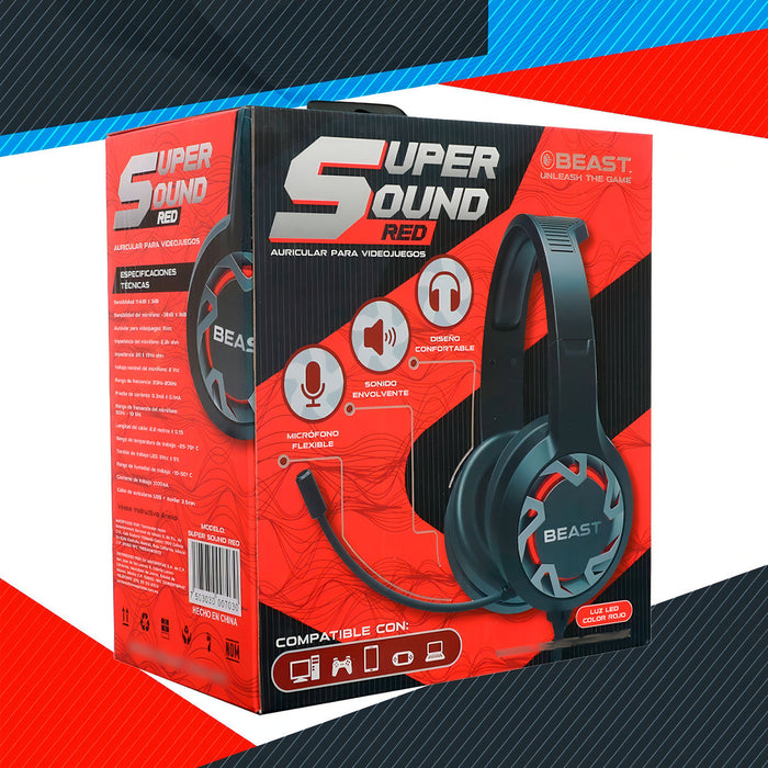 Audifonos Gaming Beast Auriculares G500 Gamer 1