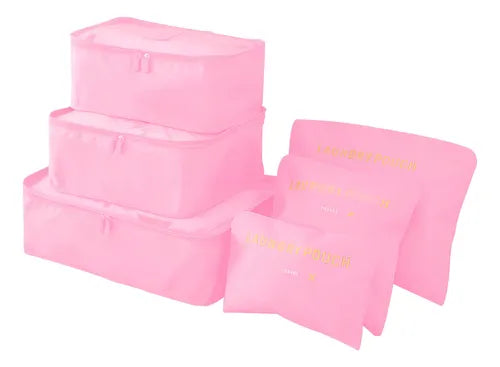 Bolsa Organizadora De Maletas Para Viaje Impermeable 6pzs