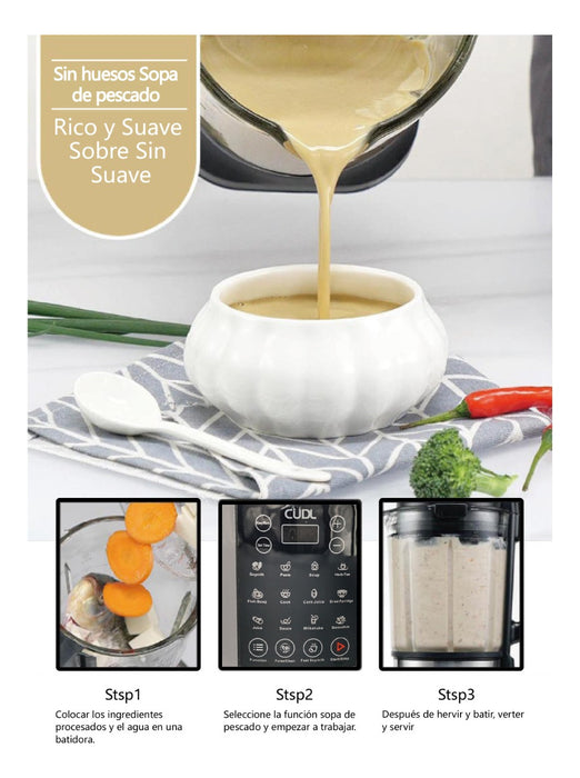 LICUADORA MULTIFUNCIONAL 20EN1 800W VASO DE LICUADORA 1.75L GRADO A