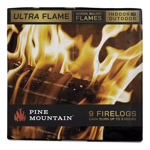 LEÑOS PARA CHIMENEA 9/2 17 KG PINE MOUNTAIN GRADO B