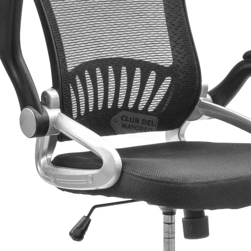 silla escritorio ejecutiva ergonomica ajustable reclinable color negro material del tapizado malla 2147