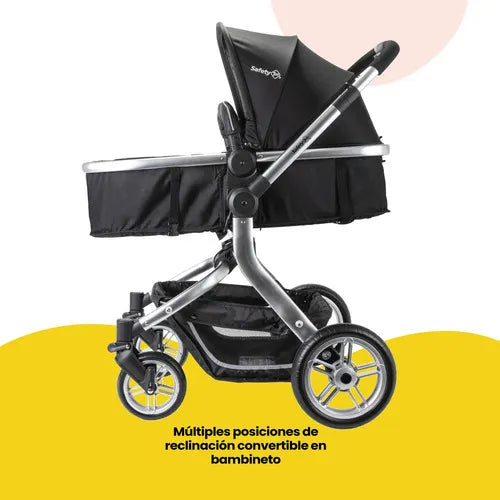 Carriola Sistema De Viaje Safety 1st Legacy Negro Color Del Chasis Plateado GRADO B