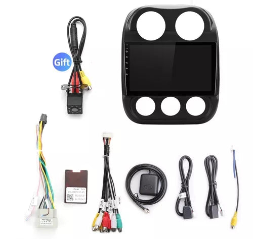 Estéreo Android 10.1 para Jeep Compass Patriot con Cámara para reversa, Mod. 2009-20026 1 GB ram 32 GB ROM GRADO B