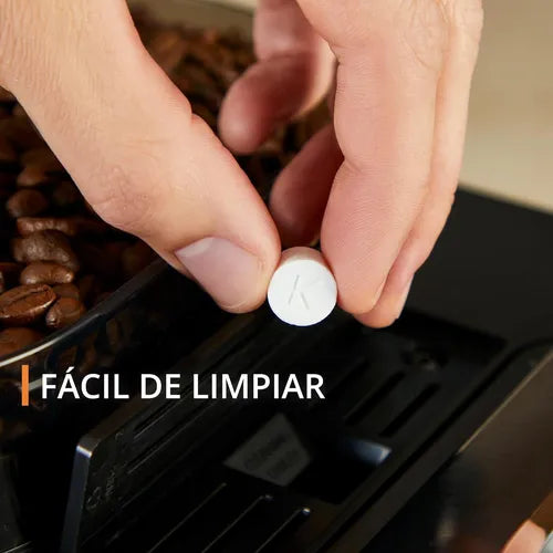 Cafetera De Espresso Automática Sensation, Krups, Ea910emx Negro/plata GRADO A