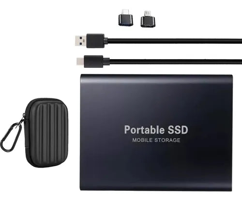 Disco Portátil Duro Externo Alta Velocidad Ssd 2tb Negro 1 GRADO B