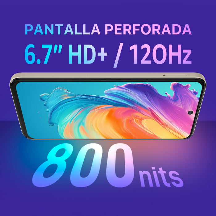 Zte Smartphone Axon 70 Dorado 6.7 120hz, Camara 108mp Y 256gb+16gb Ram(6gb+10gb Dimamica), BaterÃ­a 5000mah Carga RÃ¡pida, Android 14 Dorado GRADO B