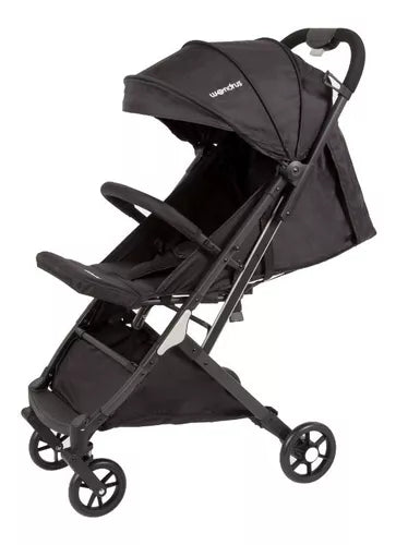 carriola de bebã© ultra plegable de paseo negra wondrus color negro 1762
