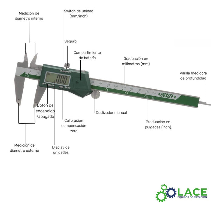 Calibrador Vernier Con Calibración Acreditada Ante La Ema 1