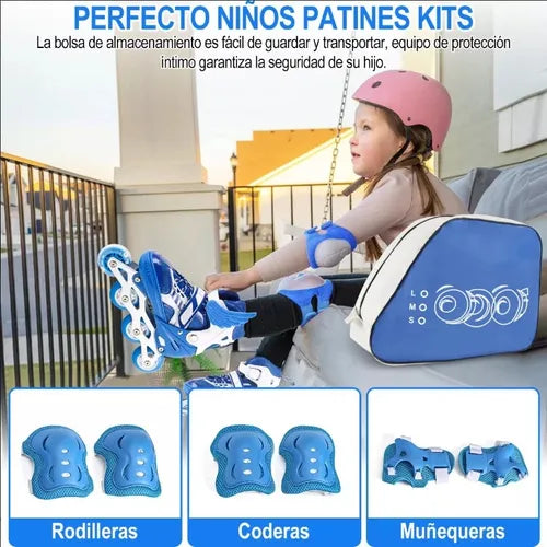 Patines de Cuatro Ruedas Línea Paralelos Ajustables TALLA 39-42  2 EN 1 GRADO B