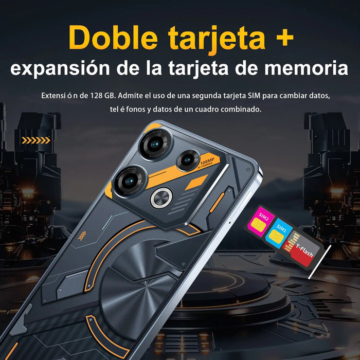 EL MÁS BARATO BOBARRY GAMER SMARTPHONE GT10 PRO 6.78''16GB+512GB DIMENSITY 9400 108MP+32MP 6000MAH | 5G+LTE | ANDROID 14 | DUAL SIM+SD | HUELLA+ROSTRO GRADO A