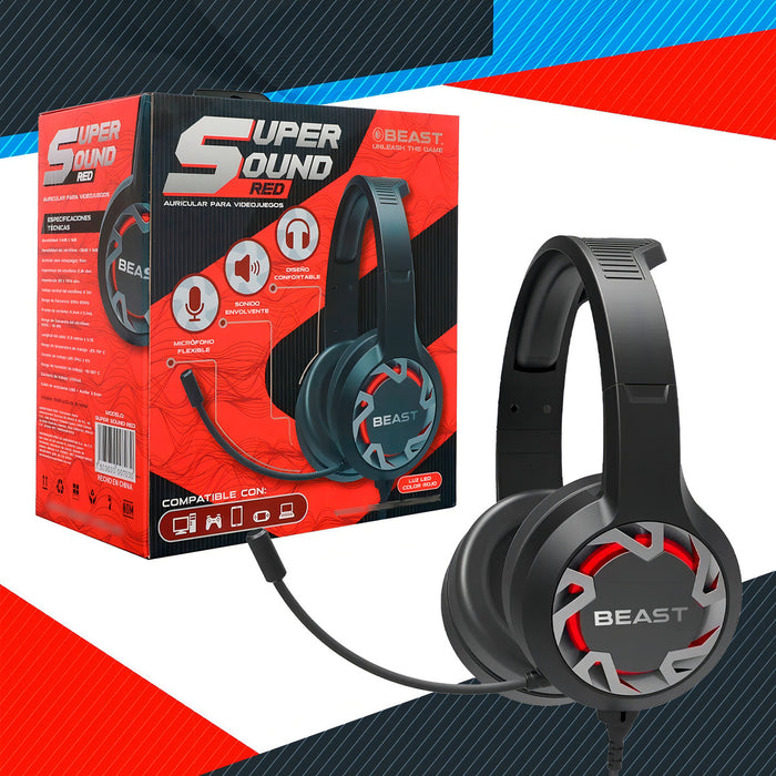 Audifonos Gaming Beast Auriculares G500 Gamer 1