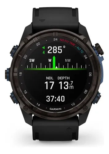 Computadora Buceo Garmin Descent Mk3i Titanio Negro 43mm GRADO A
