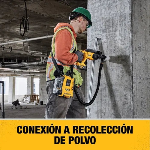 Rotomartillo Electroneumático Dewalt Dch133m2-b2 Inalámbrico Amarillo Y Negro Con 1.6kw De Potencia 127v Grado A