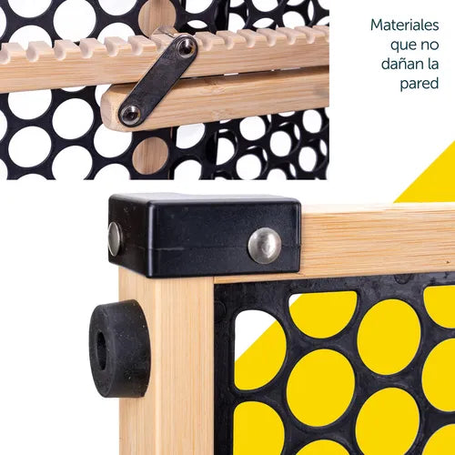 Puerta De Seguridad GA0350600 Para Bebé o Mascota Bamboo Safety 1st GRADO A