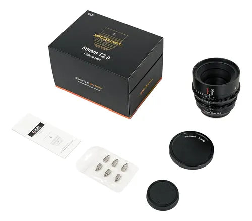 Lente De Cine 7artisans De 50 Mm T2.0 De Gran Apertura