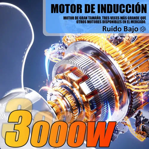 Hidrolavadora Eléctrica Kp580 3000w Con Motor De Inducción Totalmente De Cobre, Hidrolavadora Con Soporte Para Tubería Y Boquilla Multifuncional GRADO B