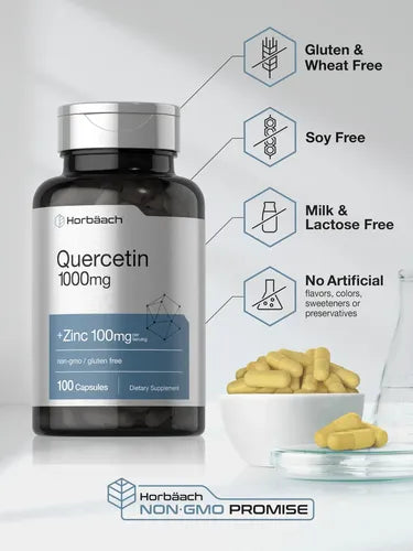 Quercetina + Zinc Defensa Inmune Total 100cap GRADO B