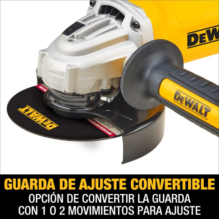 Esmeriladora Amoladora Angular 4½ Quickchange Dewalt Dwe4315 Color Amarillo Frecuencia 50 Hz/60 Hz GRADO B