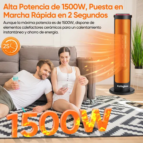 CALEFACTOR CALENTADOR ELECTRICO DE AIRE CALEFACCION CERAMICO GRADO