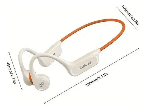 AUDÍFONOS CONDUCCIÓN Ã?SEA XUNDD B010 BLUETOOTH IP68 NATACION NARANJA / 32GB SD