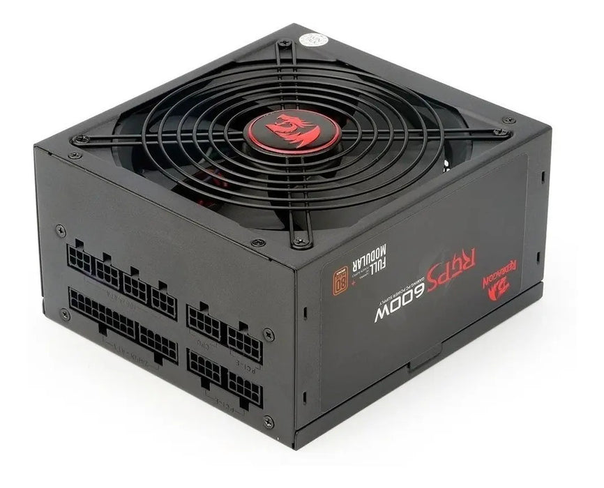 FUENTE DE PODER REDRAGON RPGS GC-PS003 600W MODULAR BRONCE COLOR BLACK NEGRO GRADO B