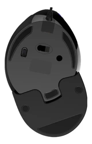 Mouse vertical Delux Ergonomic Series M618Plus RGB black GRADO B