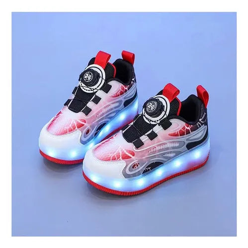 PATINES DE RUEDAS LUMINOSAS  PARA NINOS  19.5 GRADO B