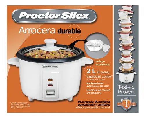 Olla Elacctrica Hamilton Beach 33141 Cocciaran Lenta 3.8l Color Plateado Frecuencia 60 GRADO A