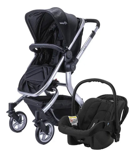 Carriola Sistema De Viaje Safety 1st Legacy Negro Color Del Chasis Plateado GRADO B