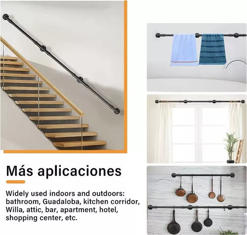 barandal de pasamanos de escaleras profesionales 4 metro 1349