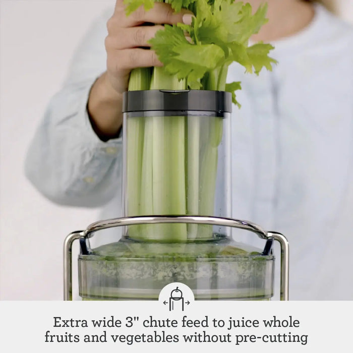 EXTRACTOR DE JUGOS BREVILLE THE JUICE FOUNTAIN COLD GRIS GRADO B