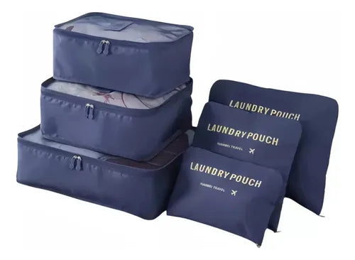 Bolsa Organizadora De Maletas Para Viaje Impermeable 6pzs