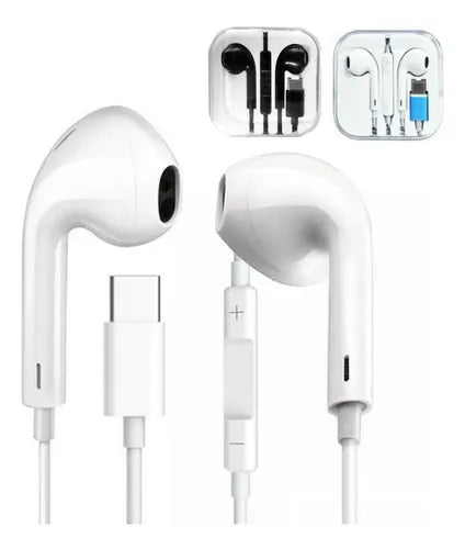 Audífonos Tipo C Cable Manos Libres Para Samsung Para Huawei