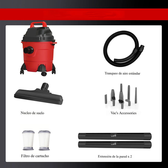1 Aspirador Industrial Rojo GRADO B