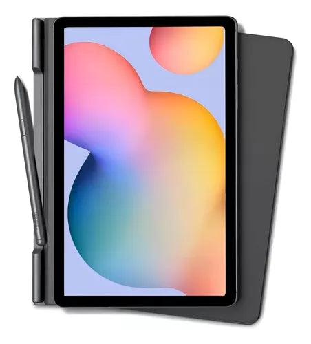 tablet galaxy tab s s6 lite with book cover 2022 sm-p613 10.4  64gb color gray 4gb de memoria ram 4637