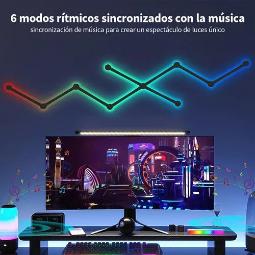 APLIQUE LED INTELIGENTE RGB CONTROL POR VOZ DE ALEXA GRADO A