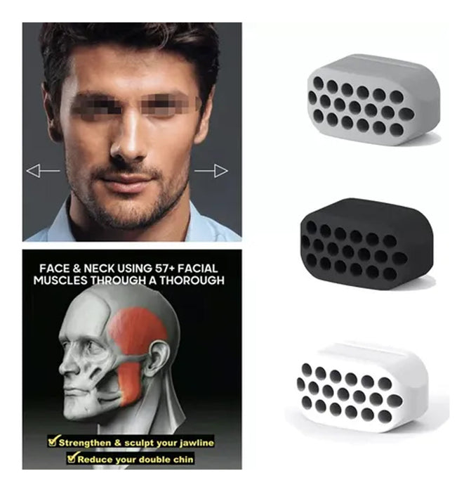 7P PAR EJERCITADOR MANDIBULA JAWLINE JAWZRSIZE FACIAL CUELLO