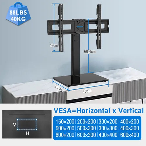 Base De Mountup Para Pantalla De Tv 37-75 , Máx 40kg