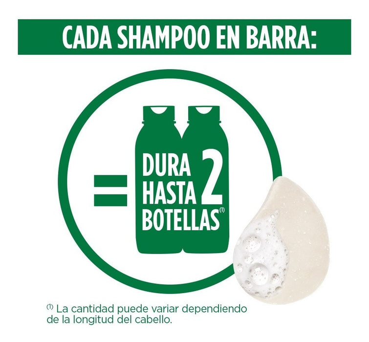 4 Pack Garnier Shampoo Bar Hair Food Aguacate 60 Gr GRADO A