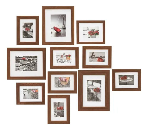 Muzilife 11 Pcs Collage Pared Decoración Marco De Fotos 2