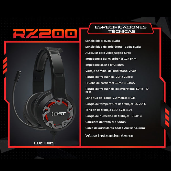 Audifonos Gaming Beast Auriculares G500 Gamer 1