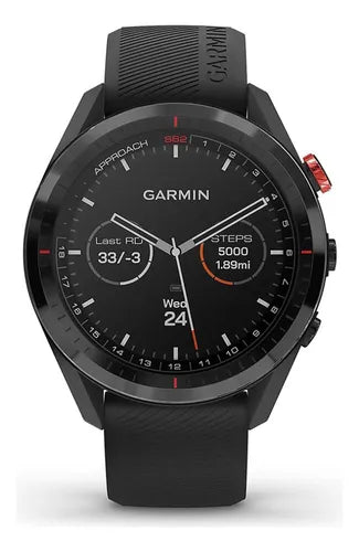 Reloj Golf Garmin Approach S62 Negro 010-02200-00 Color De La Caja Gris GRADO A