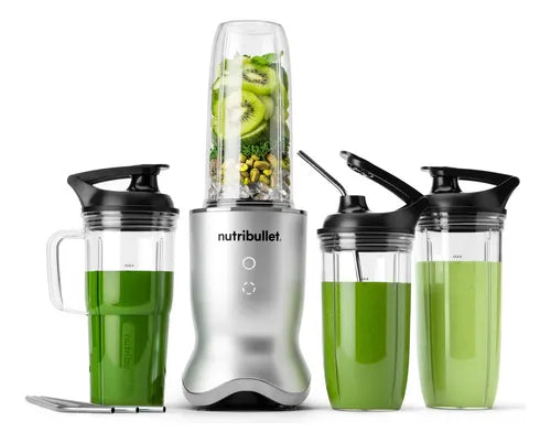 Licuadora Ultra Plata 1200w 13 Accesorios Nutribullet GRADO B